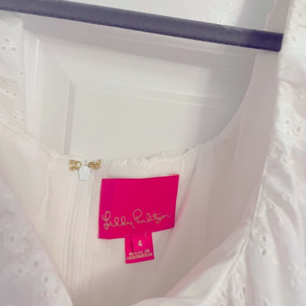 Emie Babydoll Dress - white - Picture 6 of 9